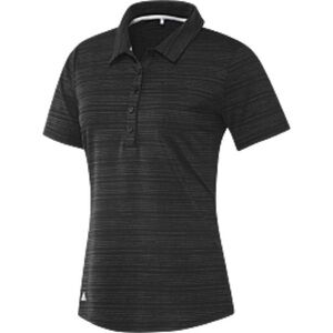 ADIDAS black white microdot short sleeve golf polo shirt Sz XS NWT